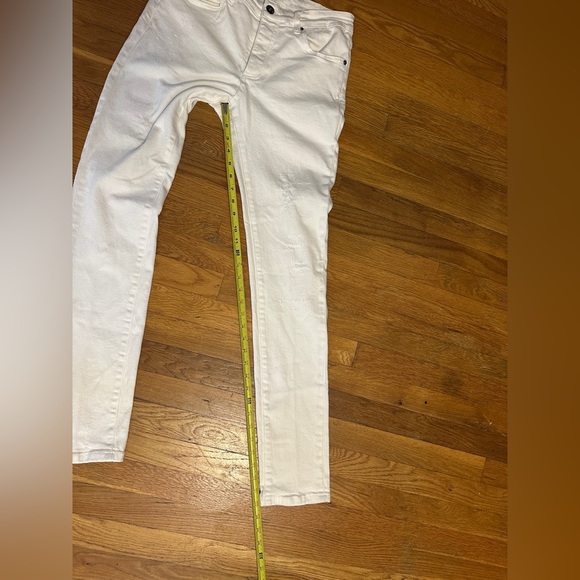Well Known Studios The Dean Street Slim Fit Jeans White 32 - Picture 13 of 14